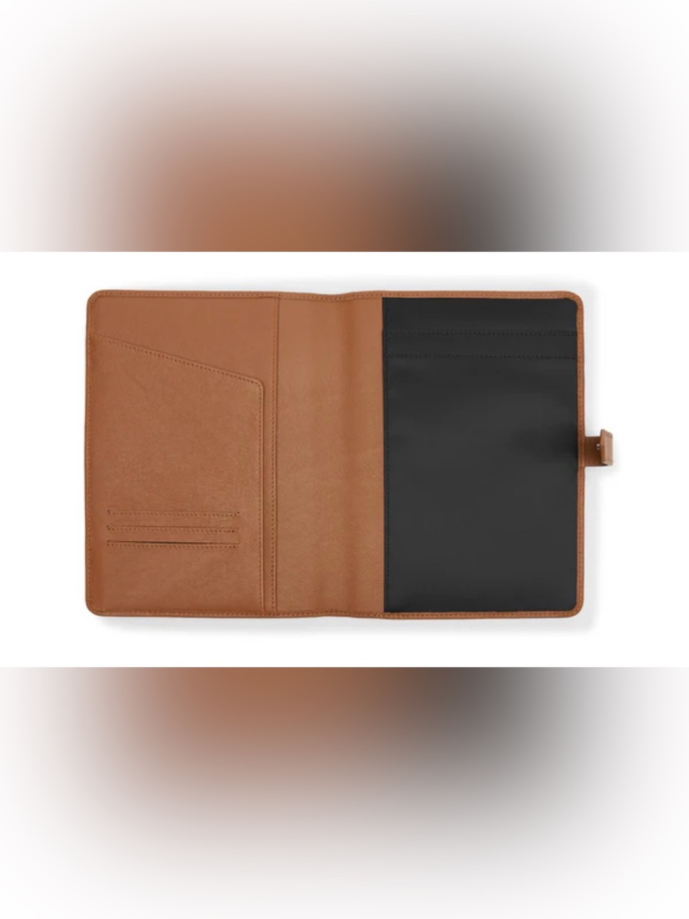 A5 Snap Spiral Journal Cover in Brown and Black